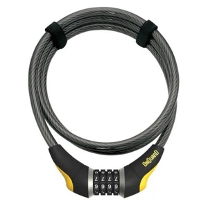 On-Guard Akita-8041 Combo Cable Lock - Black, 18.5 x 1.2 cm Black 18.5x1.2 cm - Picture 1 of 1