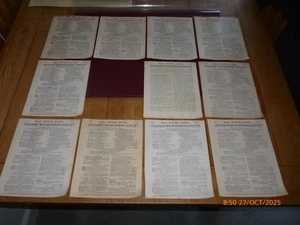 GIRLS FRIENDLY SOCIETY G.F.S. CHICHESTER DIOCESAN LEAFLETS 1912 x 11 *MEGA RARE* - Picture 1 of 24