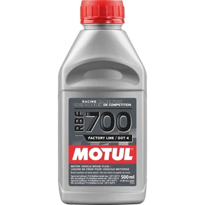 Fluido de freio de corrida Motul RBF 700 alto desempenho -500ml - linha de fábrica DOT 4 - Imagem 1 de 2