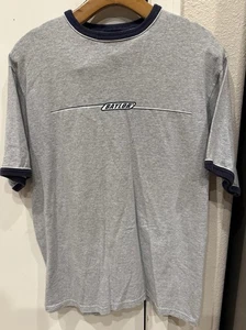 Vtg 90s Y2K Baylor University Ringer T-shirt Gray Men’s Size Small - Picture 1 of 3
