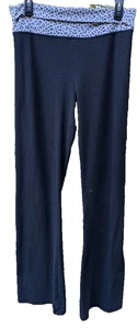 Victoria's Secret Hose Gr. L Leopard Animal Print Umschlag Taille weites Bein Yoga - Bild 1 von 9