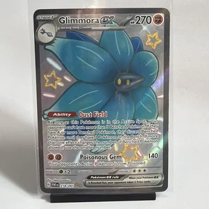 GLIMMORA EX 218/091 PALDEAN FATES POKEMON SHINY SPECIAL ILLUSTRATION RARE NM - Picture 1 of 6