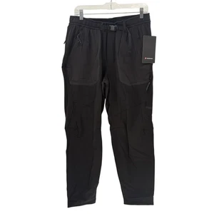 Nuevo Pantalón de Senderismo Lululemon Hombres Pequeño Negro Impermeable Cremallera Bolsillo Cinturón Cincha Tobillo - Imagen 1 de 10