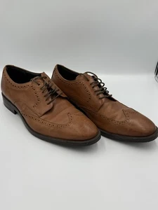 Cole Haan Grand 360 Braun Leder Budapester Oxford Herren Größe 10 M LESEN - Bild 1 von 11