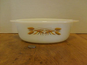 Cazuela ovalada Fire King Wheat Anchor Hocking - Imagen 1 de 2