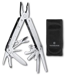 Victorinox SwissTool MX Swiss Army Knife with Nylon Pouch - Silver - Picture 1 of 6