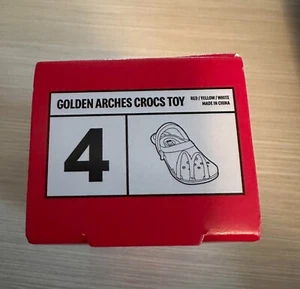 2024 McDONALD'S X CROCS HAPPY MEAL Mini Crocs #4 Key Chain - Picture 1 of 3