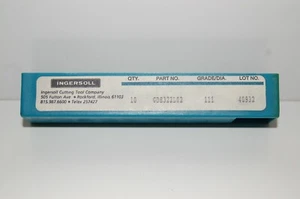 INGERSOLL RAND - GDE222L02 - Insertos de corte grado 111 (juego de diez) - Imagen 1 de 6