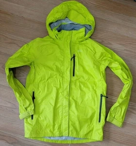 Rei Coop Full Zip Windbreaker Rain Jacket Youth XL (18) Reflective Yellow/Green - Picture 1 of 7