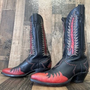 Tony Lama 6853 Fire Walker Vintage Gold Label Cowboystiefel Herren 9,5 D - Bild 1 von 12