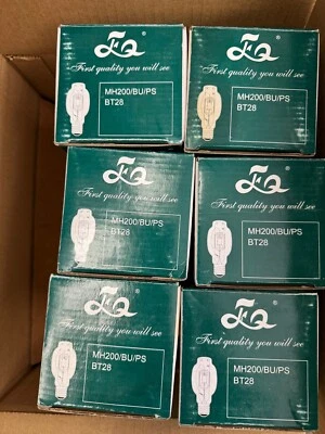 6 Pieces Plusrite MH200/BU/PS Pulse Start 200 W Mogul Base BT28 HID M136/E - Image 1 of 4