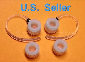 4 Round Earbuds + 2 Earhooks Motorola Elite Flip HZ720 HX550 H19txt H17txt H525 - Picture 1 of 1
