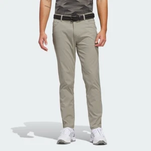 ADIDAS GOLF MENS ULTIMATE365 5 POCKET PANTS W40/L30 SILVER PEBBLE NEW w TAG 2531 - Picture 1 of 6