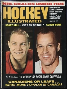 Hockey Illustrated Dec. 1966, Bobby Hull, Gordie Howe, Henri Richard, Dick Duff - Picture 1 of 14