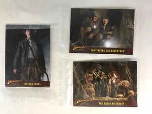 PROMO CARDS: INDIANA JONES KINGDOM OF THE CRYSTAL SKULL 2008 Sealed #P1 P2 P3 - Picture 1 of 4