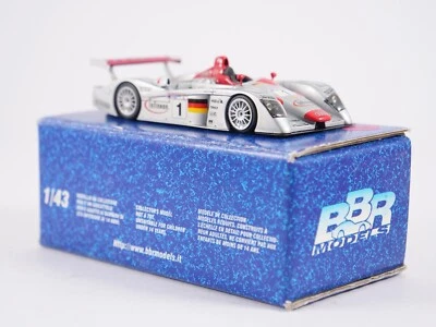 Modelli BBR 1/43 AUDI R8R Le Mans 2001 #1 In Scatola - Immagine 1 di 4