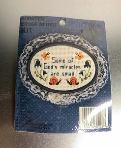 Neu Berlin Co gezähltes Kreuzstich-Set God’s Miracles NOS - Bild 1 von 2