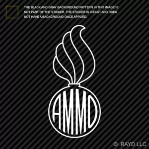 (2x) Ammo PissPot Sticker Die Cut Vinyl iyaayas munitions ammo ammos - Foto 1 di 1