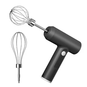 3 Speeds Hand Mixer Electric Whisk Wireless Portable Hand Whisk USB Rechargeable - Picture 1 of 7