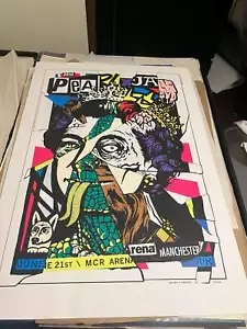 Pearl Jam Juni 2012 Manchester UK Poster 23x33 Ames Bros - Bild 1 von 6