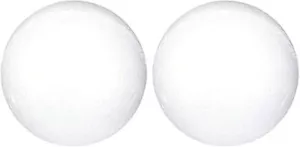 Smooth Foam Balls Craft Supplies 6 Inch 2 Pieces - Picture 1 of 1