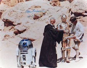 Sir Alec Guinness "OBI-WAN KENOBI" Star Wars autograph 8X10 Reprint - REPRINT - Picture 1 of 1