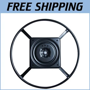 Versatile 22-Inch Swivel Base Replacement for Recliners and Sofas - Black Steel - Picture 1 of 9