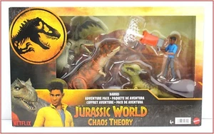 Jurassic World Chaos DARIUS ADVENTURE Pack - 3 Dinosaurier + Netzwerfer 🌟NEU🌟 - Bild 1 von 9