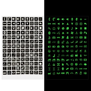 117pcs Motorhome Car Instrument Decals Fuse Box Panel Switch Stickers Labels - Picture 1 of 9