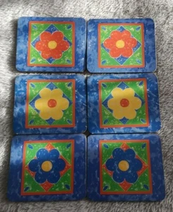 Juego de 6 posavasadas de rayware - Imagen 1 de 2