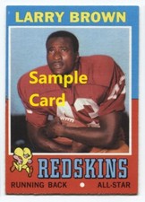 1971 Topps Football cards (pick from menu) Complete your set, no creases
