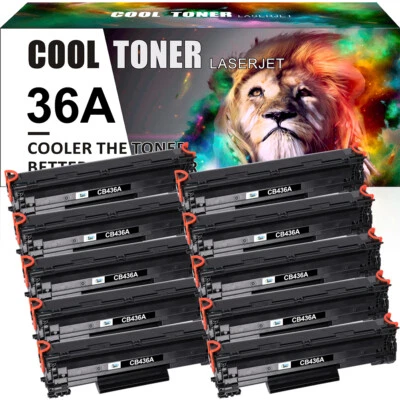CB436A 36A Toner Cartridge Compatible For HP 36A LaserJet P1505N M1522N MFP LOT - Image 1 of 4