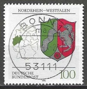 Bund BRD Mi. 1663 aus 1993 ORTSVOLLSTEMPEL Bonn 1 / Nordrhein-Westfalen - Bild 1 von 2