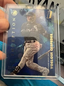 Bowman Inception Yoelqui Céspedes 2021⚡️AZUL #d/99⚡️White Sox - Imagen 1 de 1