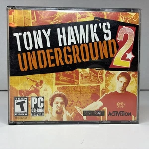 Tony Hawk's Underground 2 (PC, 2004) 3 Discs Case No Manual Tested No Scratches! - Picture 1 of 5