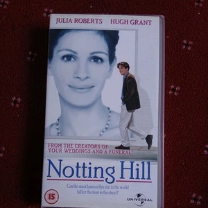 Notting Hill Julia Roberts Hugh Grant VHS Video Tape - Picture 1 of 3