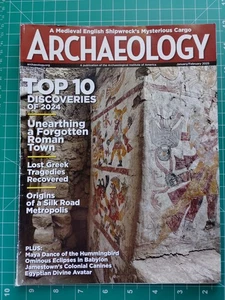 Archaeology Magazine 3 Issue Lot Issue Dates In Description Read But Like New - Imagen 1 de 3