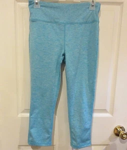IDEOLOGÍA~LEGGINGS AQUA CAPRI~talla PEQUEÑA~NUEVOS Pantalones Activos Elastizados Yoga TEAL - Imagen 1 de 6