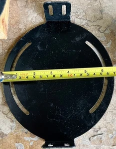 Steel Heavy Duty 8x6.5 inch Round/Oval Mounting Plate/Bracket Outdoor, Off-road  - Picture 1 of 3
