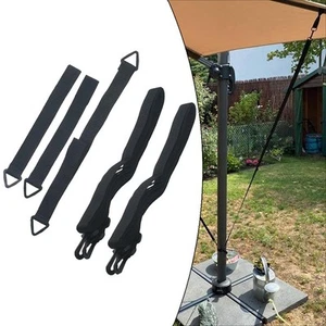 Windproof Tie Down Straps Set of 5 for Sunshade and Cantilever Umbrellas - Picture 1 of 10