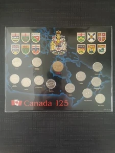 1992 CANADIAN 125TH ANNIVERSARY COIN SET Coins Quarters/Loony - Picture 1 of 7