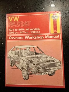 Haynes Manual VW Passat Petrol 1973 to 1979 Owners Workshop Manual - Picture 1 of 3