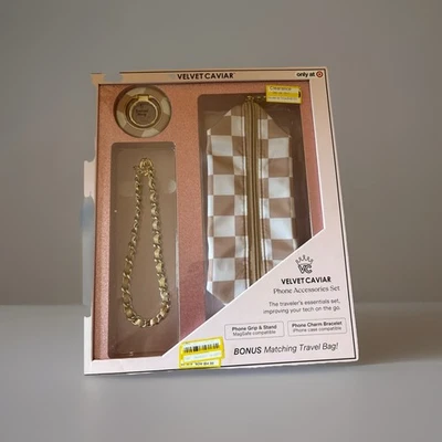 Juego de accesorios para teléfono VELVET CAVIAR - Comprobación de ambiente desnudo: dijes para teléfono celular nuevo en caja Foto 1 de 3