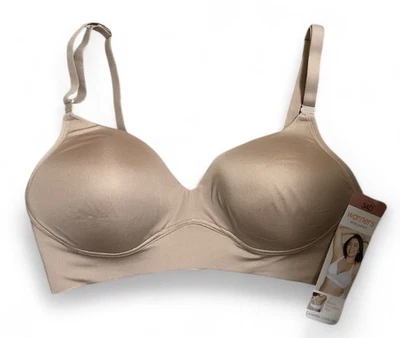 Sujetador Warners para mujer inalámbrico ligeramente forrado beige talla 34D nuevo con etiquetas Foto 1 de 3