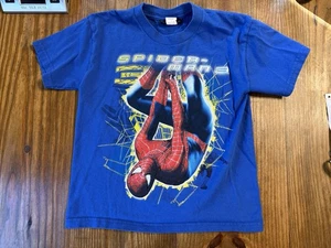 Marvel Spider-Man 3 Film Promo Vintage T-Shirt Jungen Jugend Kleinkind Größe 7 - Bild 1 von 9