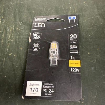 Feit Electric LED Bulb 20W 120V 170 Lumens G8 - Image 1 of 3