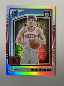 2024-25 Panini Donruss Optic Reed Sheppard Rated Rookie Silver Holo #255 - Foto 1 di 2