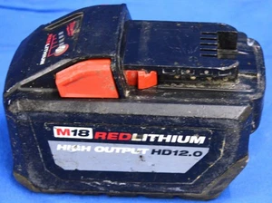 Milwaukee 48-11-1812 M18 RedLithium High Output HD12.0AH Battery - Picture 1 of 3