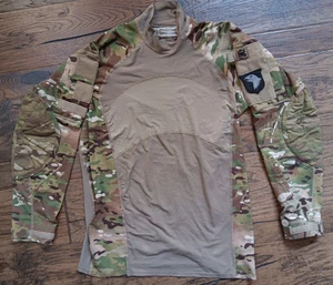 US Army Military Combat Shirt Flame Resistant MultiCam Field Top Size Large - Bild 1 von 14