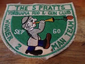 YOKOHAMA JAPAN ROD AND GUN CLUB WINNER 2 MAIN TEAM 1960 PATCH BX 12 #13 - Bild 1 von 2